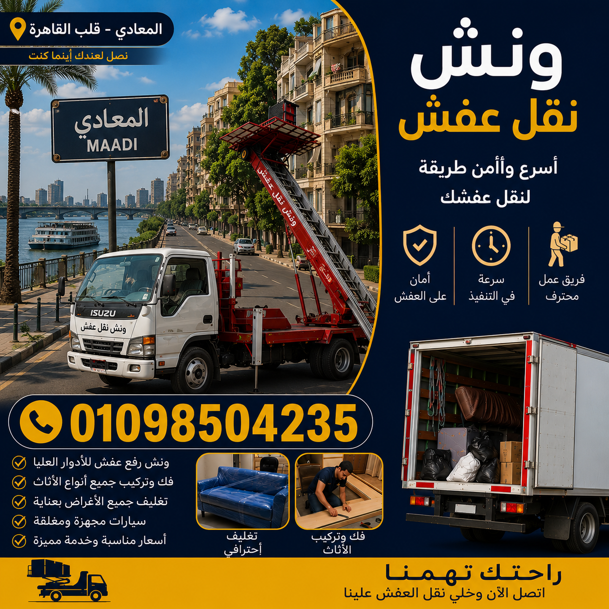 نقل عفش المعادي